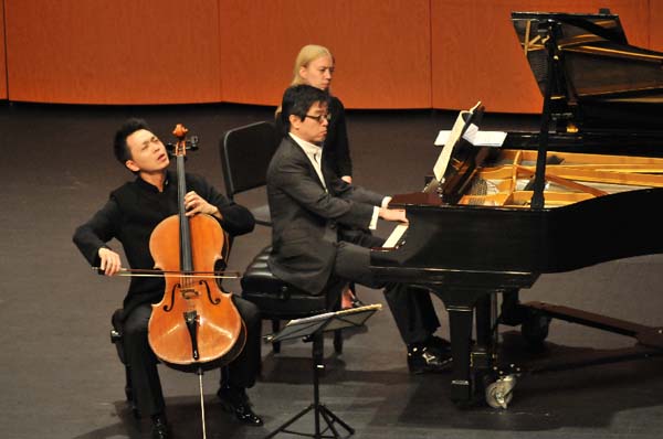 Li-Wei Quin, cello and Albert Tiu, piano